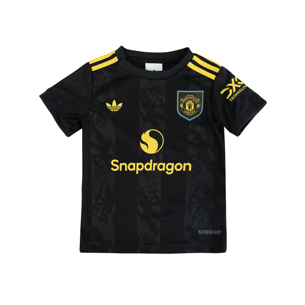 ADIDAS MAN UTD 2025/2026 THIRD BABY JERSEY - BLACK