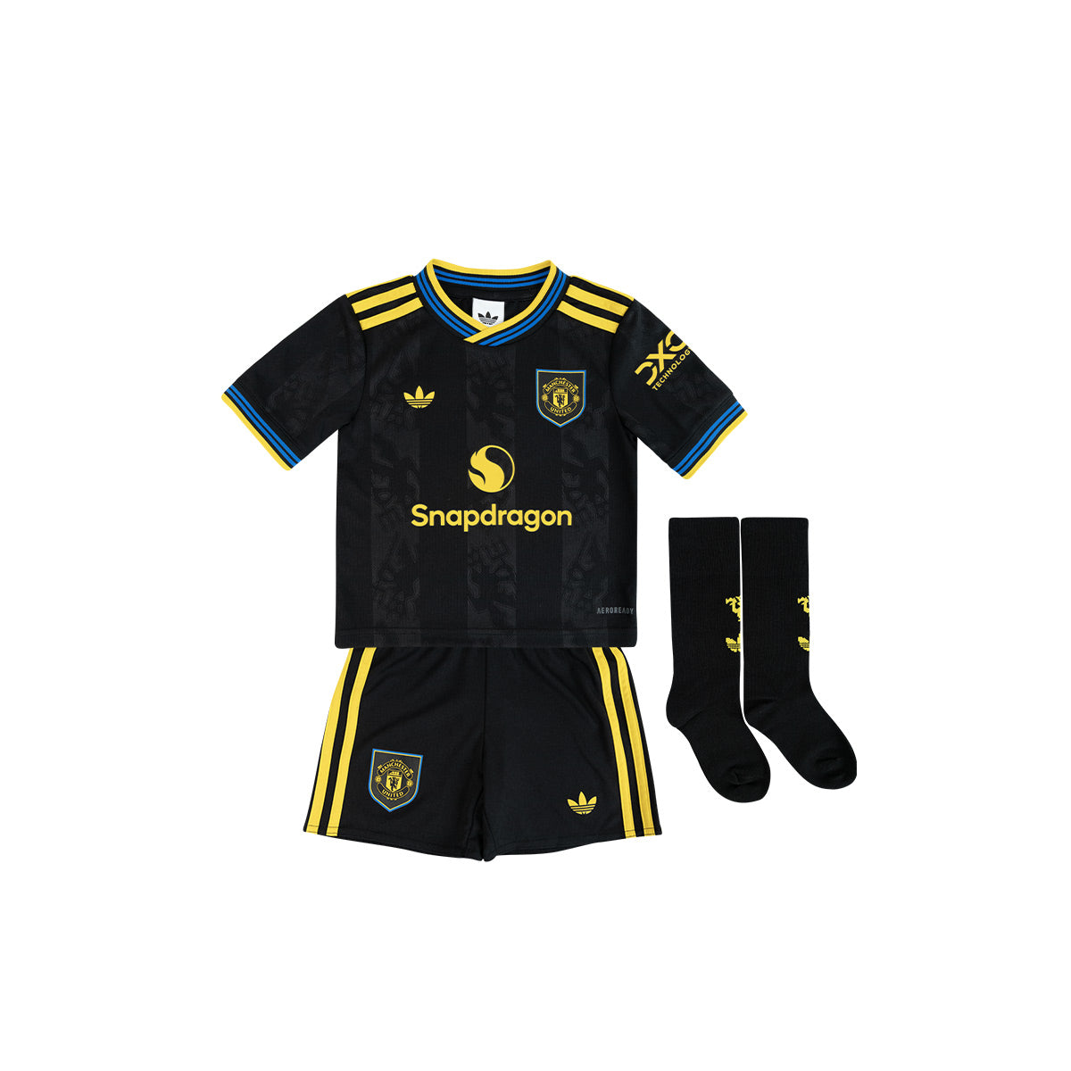 ADIDAS MAN UTD 2025/2026 THIRD MINI JERSEY - BLACK