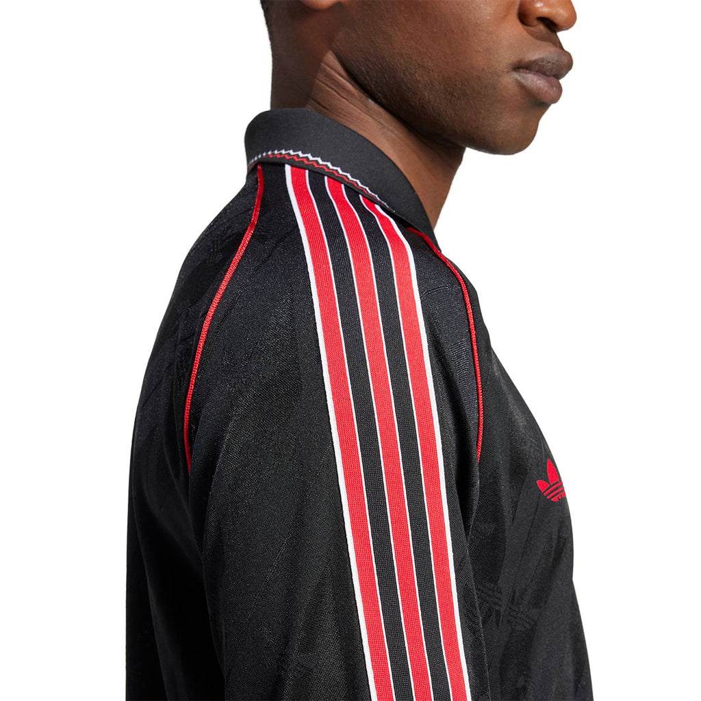 ADIDAS MAN UTD LIFESTYLER JERSEY - BLACK/MUFC RED