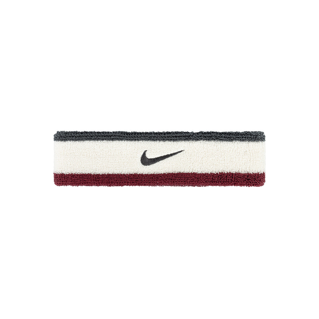 Nike Swoosh Classic Headband Sail Darkteamred Anthracite