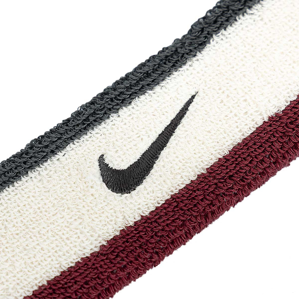 Nike Swoosh Classic Headband Sail Darkteamred Anthracite