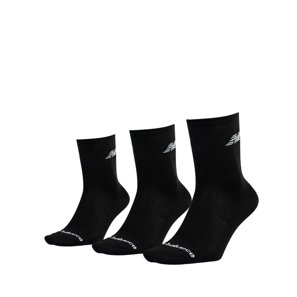 New Balance Lightweight Sock 3 Pairs Black