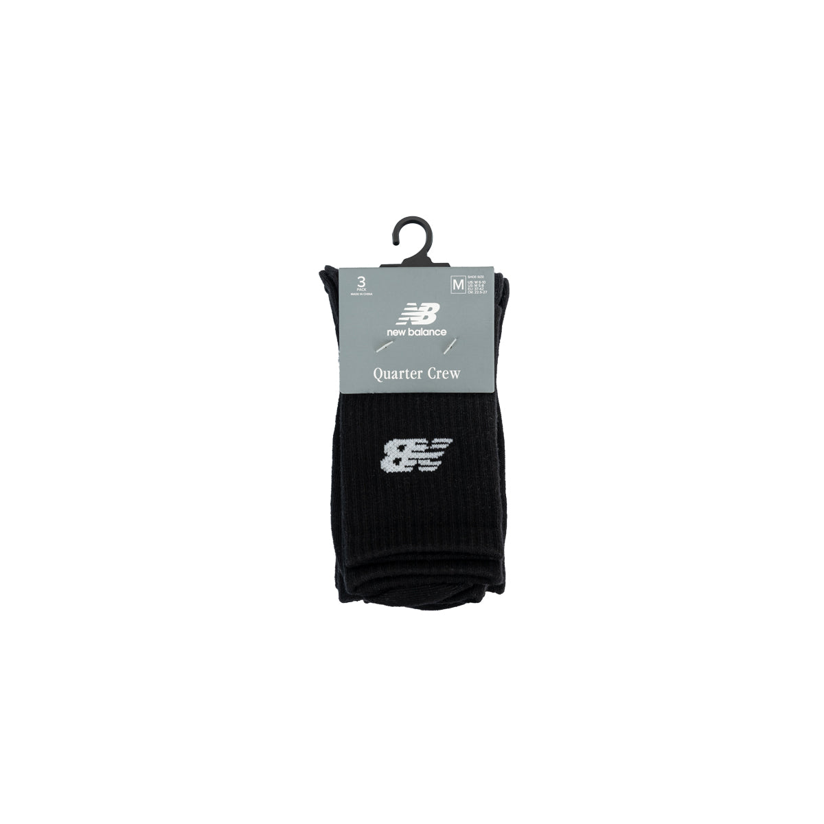 New Balance Lightweight Sock 3 Pairs Black