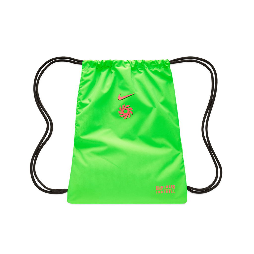 NIKE ACADEMY GYMSACK EH - GREEN STRIKE/THUNDER GREY/HOT PUNCH