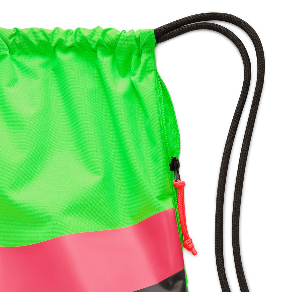 NIKE ACADEMY GYMSACK EH - GREEN STRIKE/THUNDER GREY/HOT PUNCH