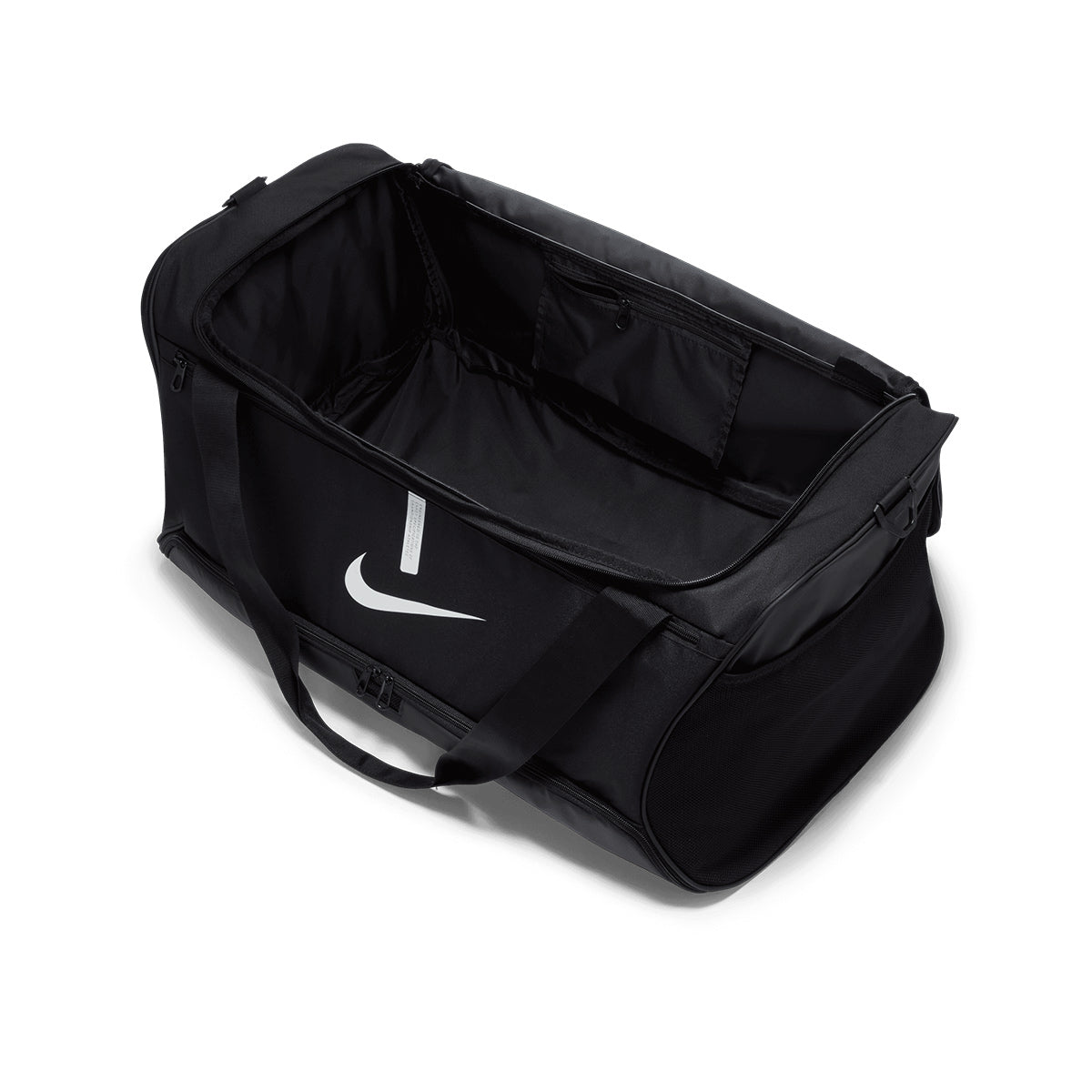 NIKE ACADEMY TEAM DUFFLE BAG (L,95L) - BLACK/BLACK/WHITE