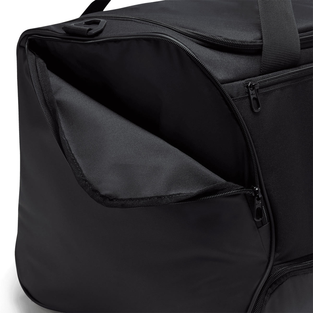 NIKE ACADEMY TEAM DUFFLE BAG (L,95L) - BLACK/BLACK/WHITE