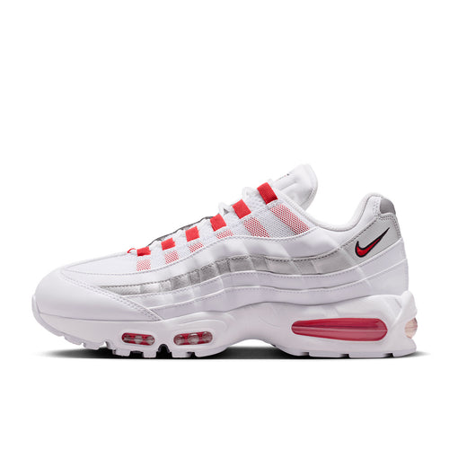 NIKE AIR MAX 95 BIG BUBBLE ENGLAND  - WHITE/SPEED RED/METALLIC SILVER/OBSIDIAN