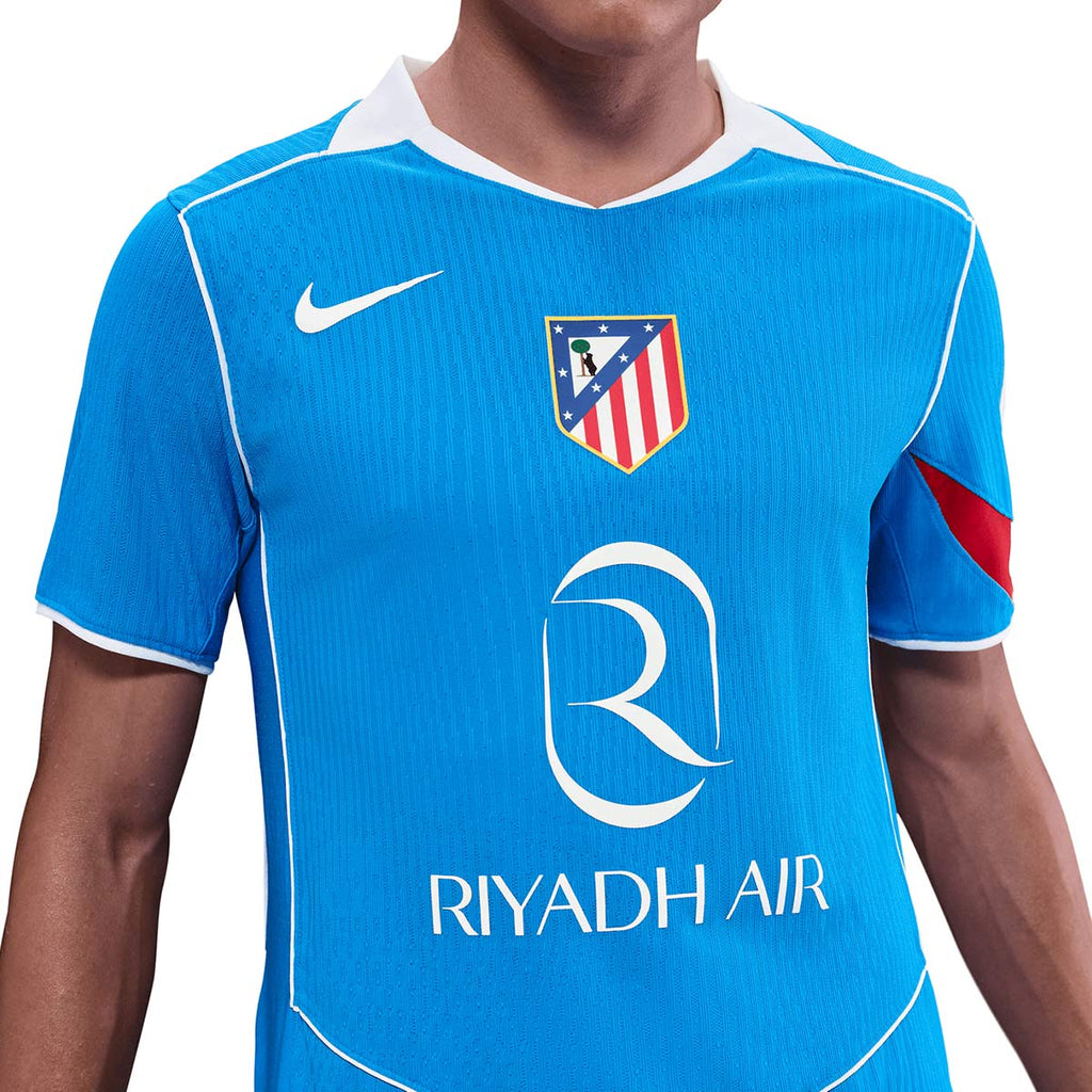 NIKE ATLETICO MADRID 2025/2026 THIRD PLAYER JERSEY - PHOTO BLUE/SPORT RED/WHITE/WHITE