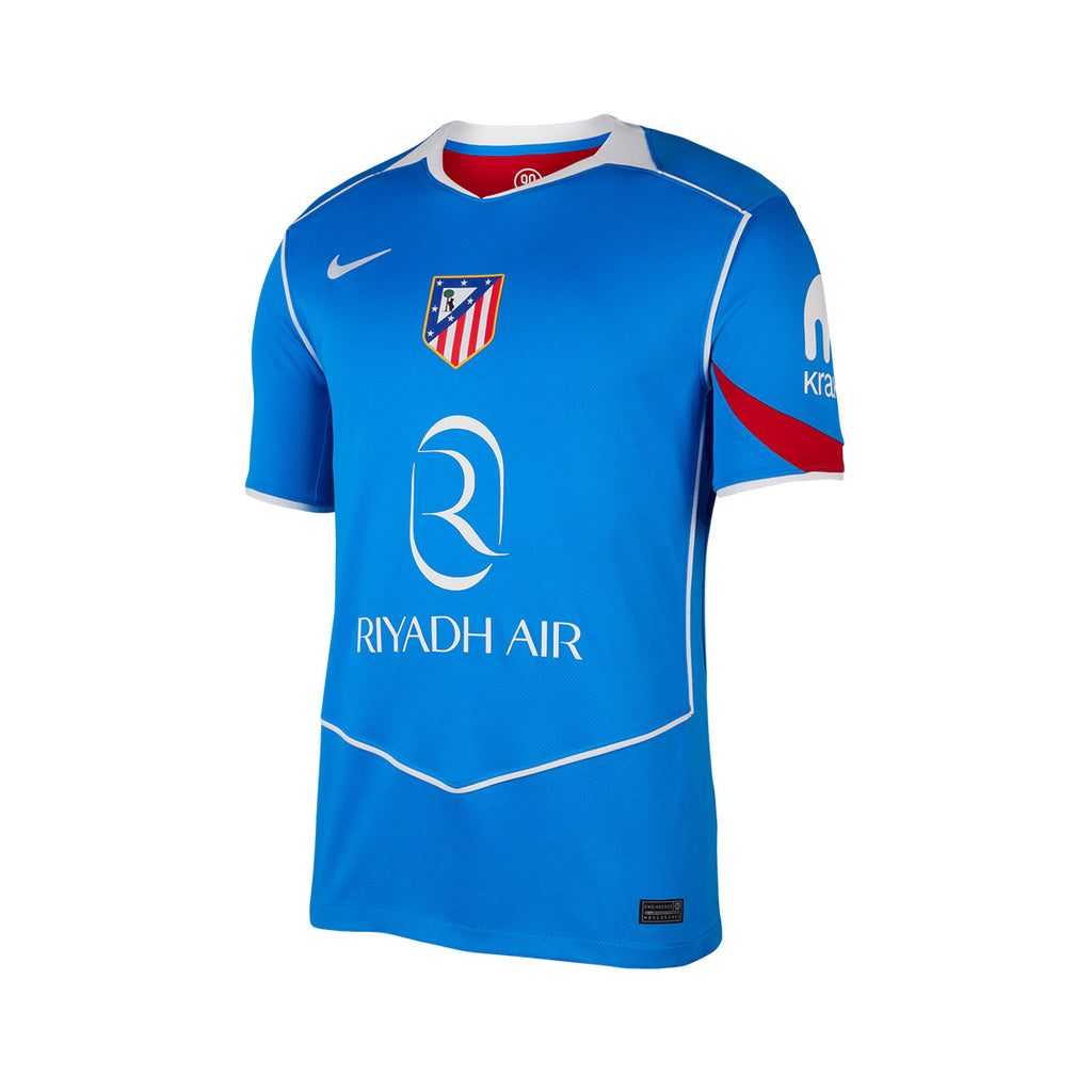 NIKE ATLETICO MADRID 2025/2026 THIRD REPLICA JERSEY - PHOTO BLUE/SPORT RED/WHITE/WHITE