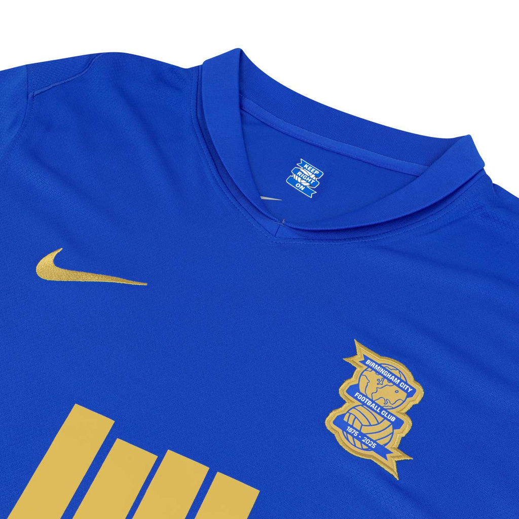 NIKE BIRMINGHAM CITY 2025/2026 HOME REPLICA JERSEY - HYPER COBALT/JERSEY GOLD
