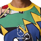 NIKE BRAZIL JORDAN P6 ESSENTIALS BOXY GX TEE - VARSITY MAIZE