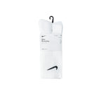 NIKE EVERYDAY CUSHIONED CREW 3 PAIRS - WHITE/BLACK