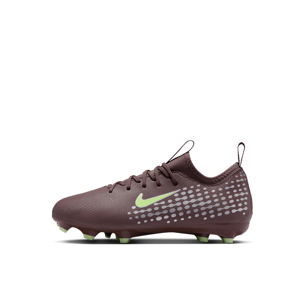 NIKE JR MERCURIAL VAPOR 16 ACADEMY KM FG/MG - PLUM ECLIPSE/METALLIC SILVER