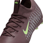 NIKE JR MERCURIAL VAPOR 16 ACADEMY KM FG/MG - PLUM ECLIPSE/METALLIC SILVER
