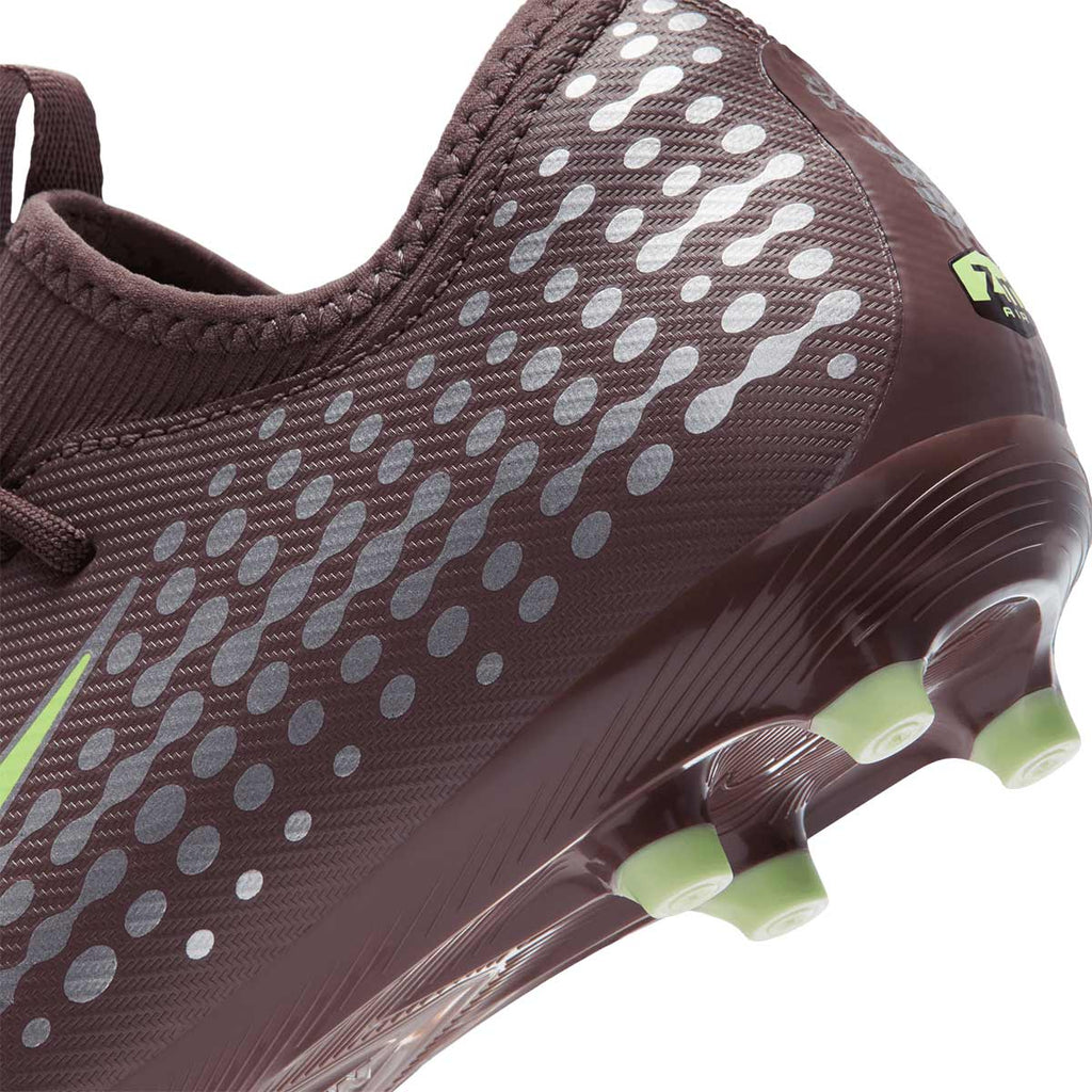 NIKE JR MERCURIAL VAPOR 16 ACADEMY KM FG/MG - PLUM ECLIPSE/METALLIC SILVER