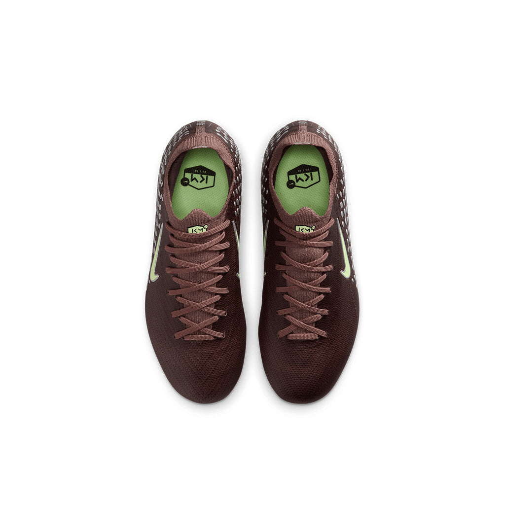 NIKE JR MERCURIAL VAPOR 16 PRO KM FG - PLUM ECLIPSE/METALLIC SILVER