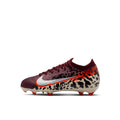 NIKE JR MERCURIAL VAPOR 16 PRO NU3 FG - BURGUNDY CRUSH/METALLIC SILVER
