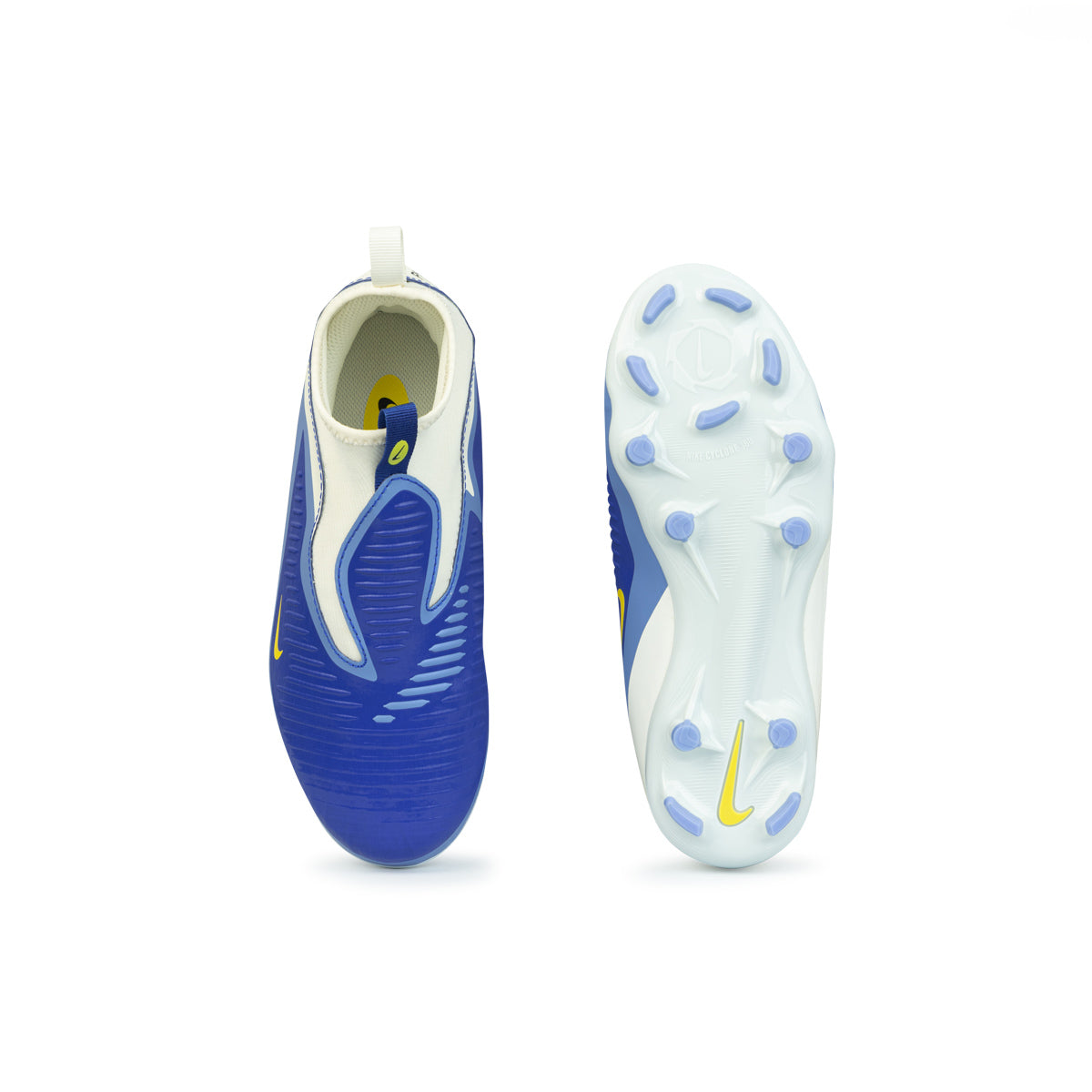 NIKE JR PHANTOM 6 HIGH ACADEMY LV8 FG - RACER BLUE/DARK OBSIDIAN