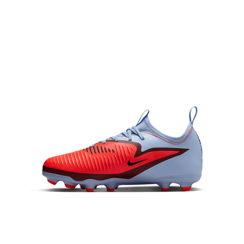 NIKE JR PHANTOM 6 LOW ACADEMY FG/MG - ROYAL TINT/BRIGHT CRIMSON/BLACK