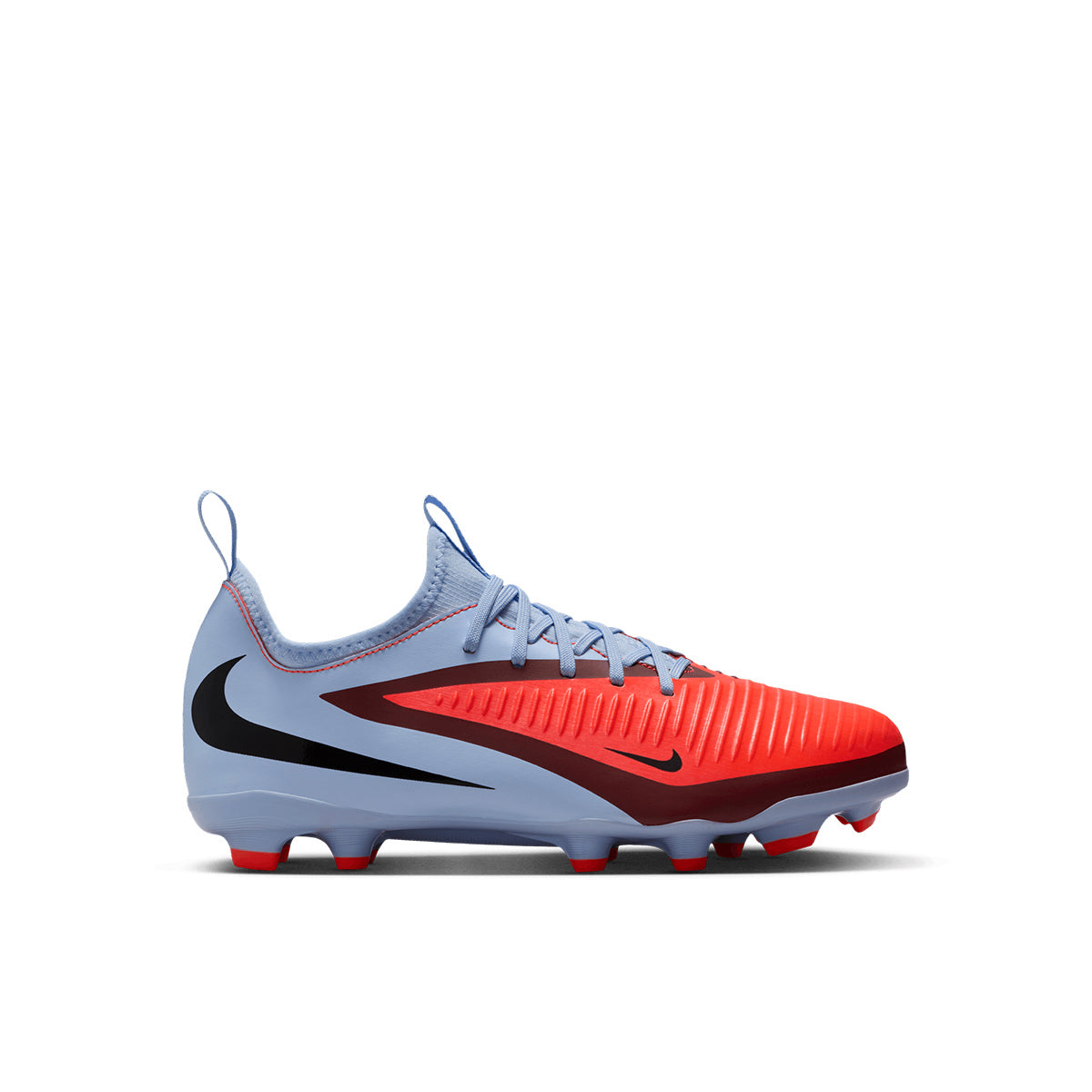 NIKE JR PHANTOM 6 LOW ACADEMY FG/MG - ROYAL TINT/BRIGHT CRIMSON/BLACK