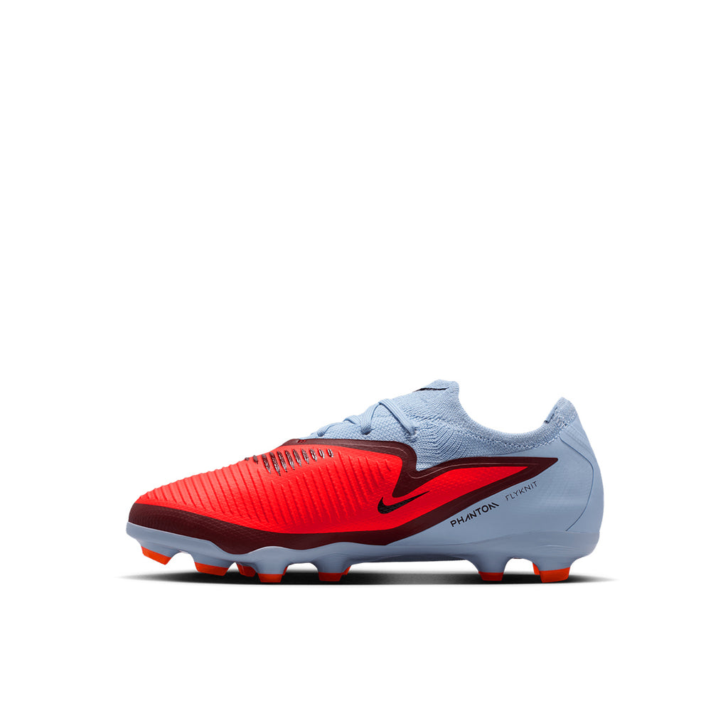 NIKE JR PHANTOM 6 LOW PRO FG/MG - ROYAL TINT/BRIGHT CRIMSON/BLACK