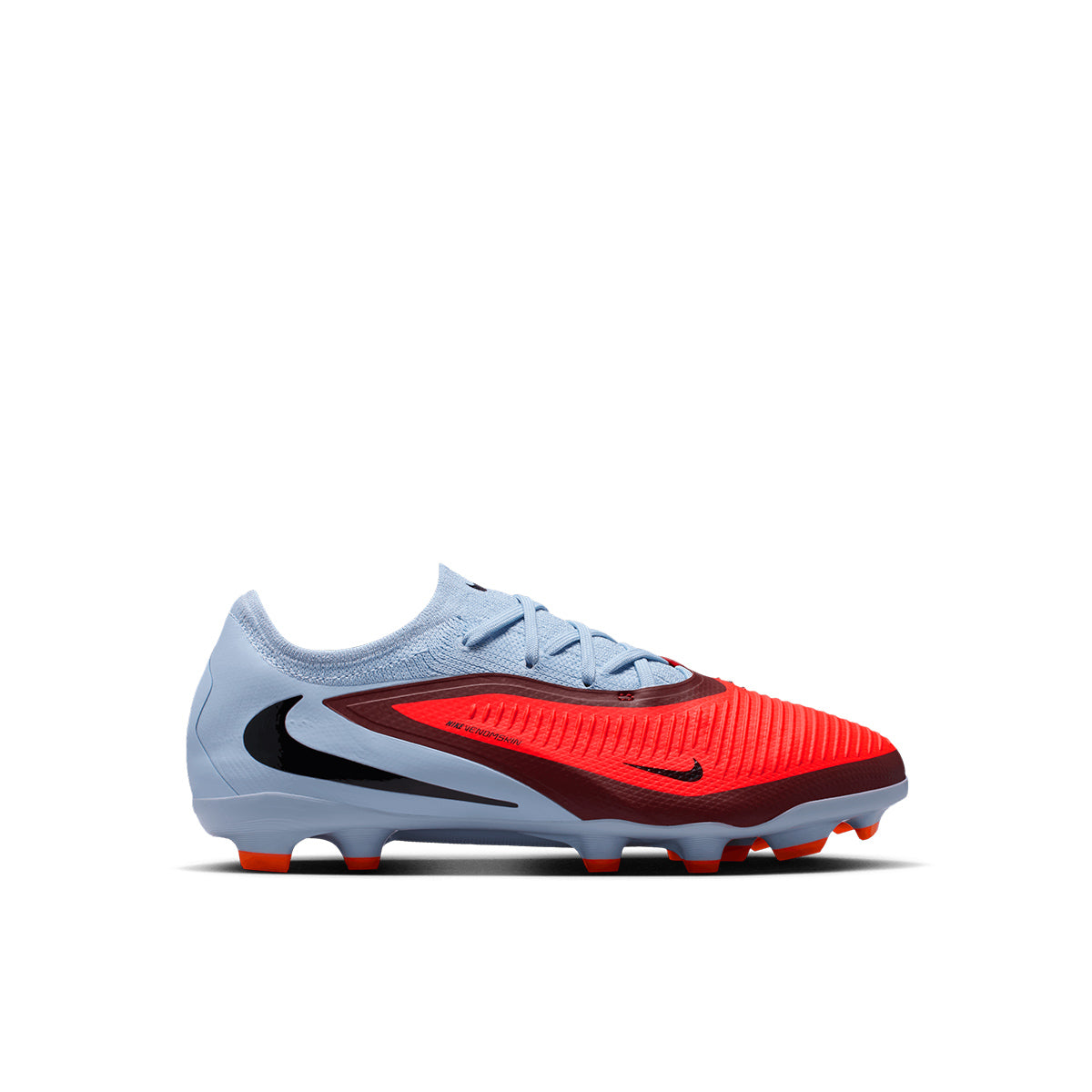 NIKE JR PHANTOM 6 LOW PRO FG/MG - ROYAL TINT/BRIGHT CRIMSON/BLACK