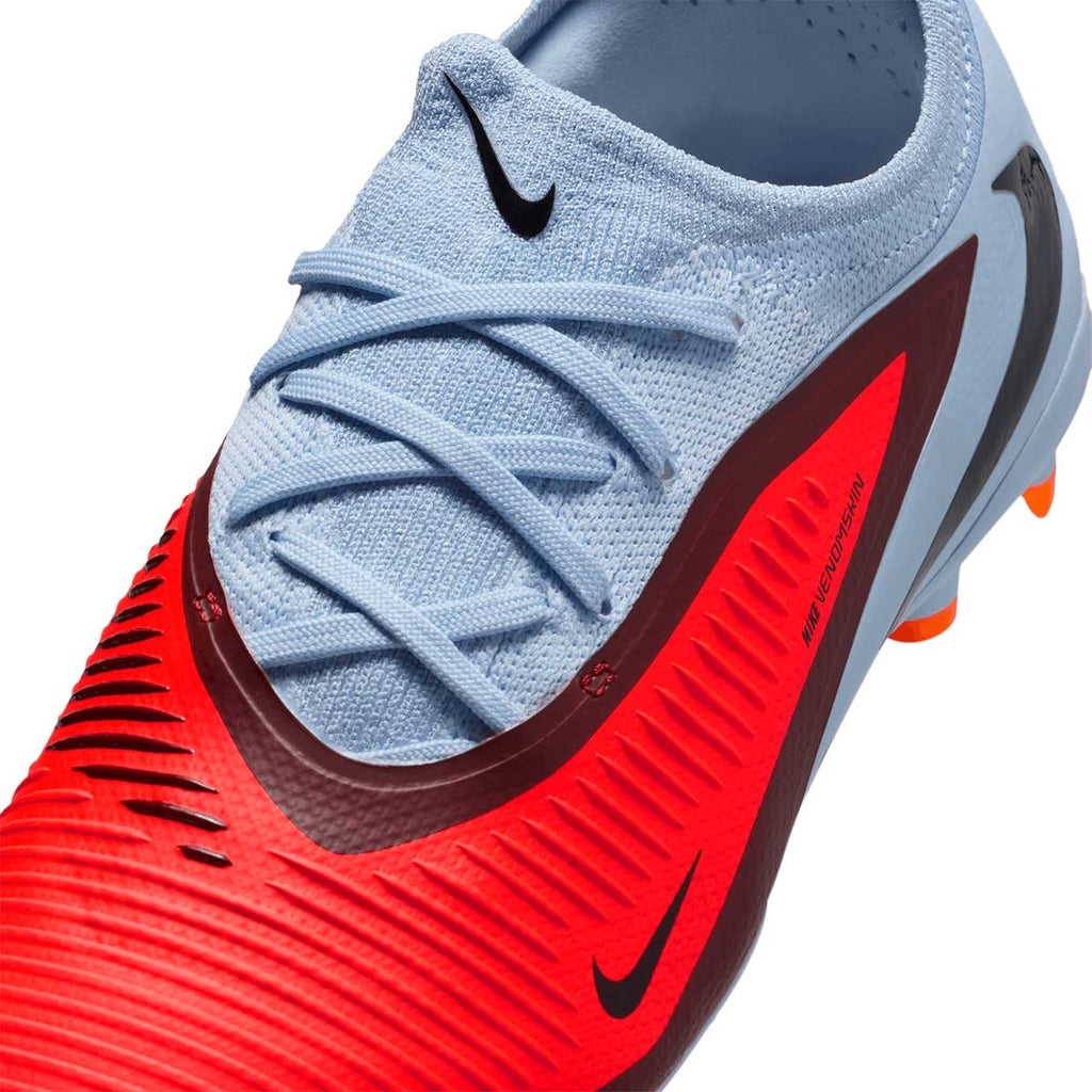 NIKE JR PHANTOM 6 LOW PRO FG/MG - ROYAL TINT/BRIGHT CRIMSON/BLACK