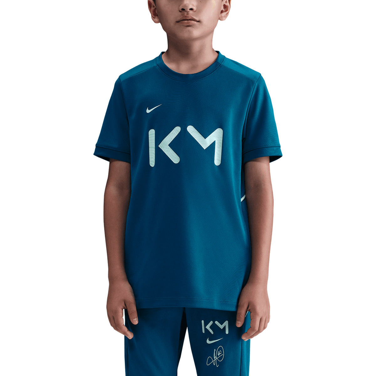 NIKE KM DRI FIT ACADEMY 25 TOP SS - GREEN ABYSS/GREEN ABYSS/IGLOO/LIGHT DEW