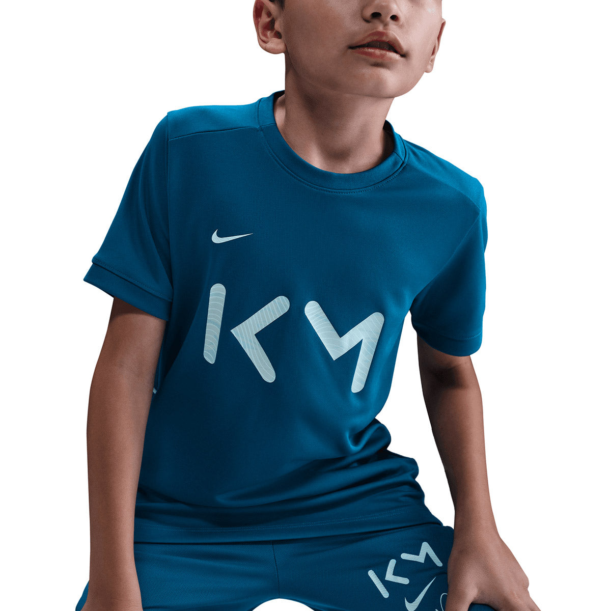 NIKE KM DRI FIT ACADEMY 25 TOP SS - GREEN ABYSS/GREEN ABYSS/IGLOO/LIGHT DEW