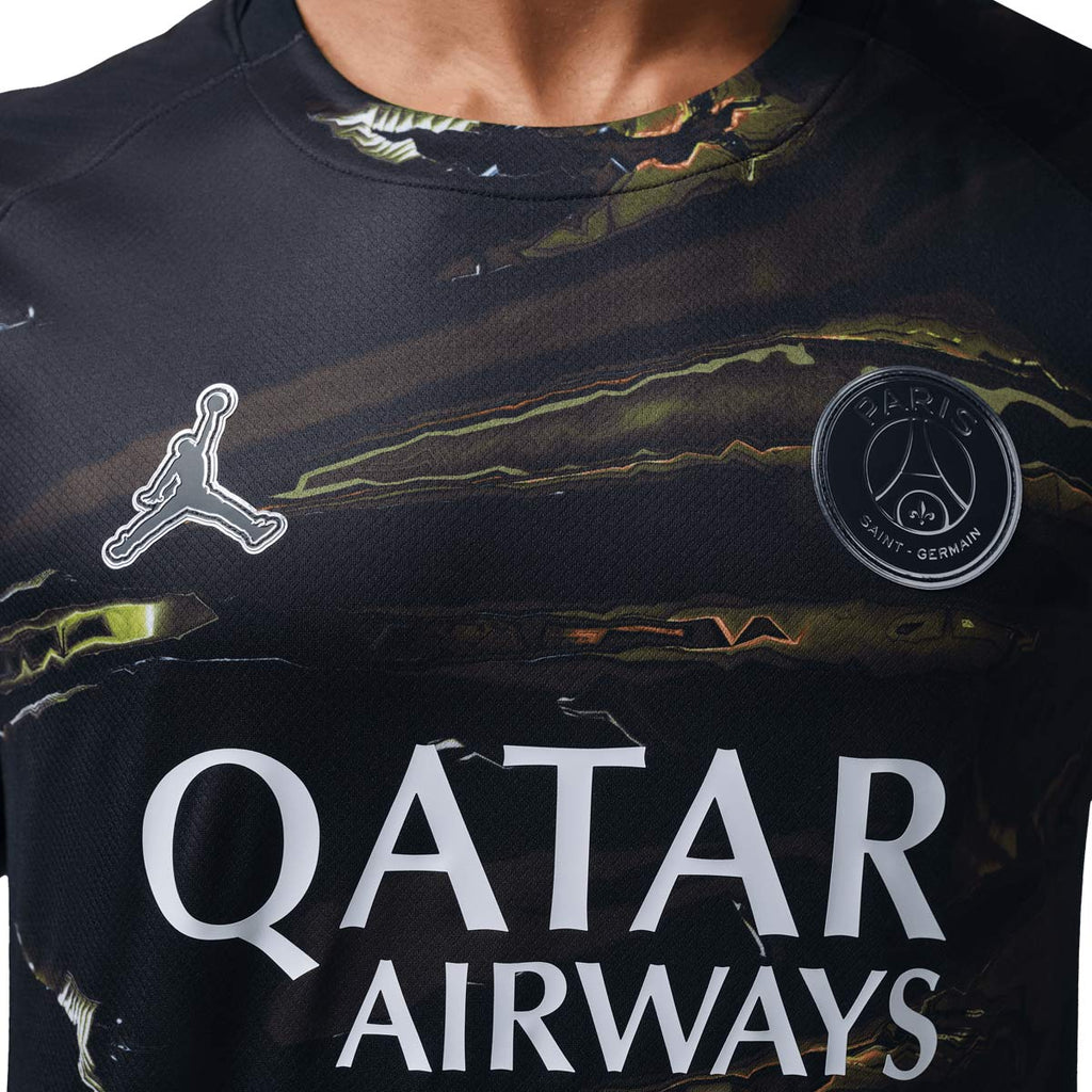NIKE PARIS SAINT GERMAIN 2025/2026 FIFTH NIGHT EDITION REPLICA JERSEY - BLACK/WHITE/BLACK