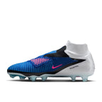 NIKE PHANTOM 6 HIGH ELITE FG - RACER BLUE/PINK BLAST/WHITE