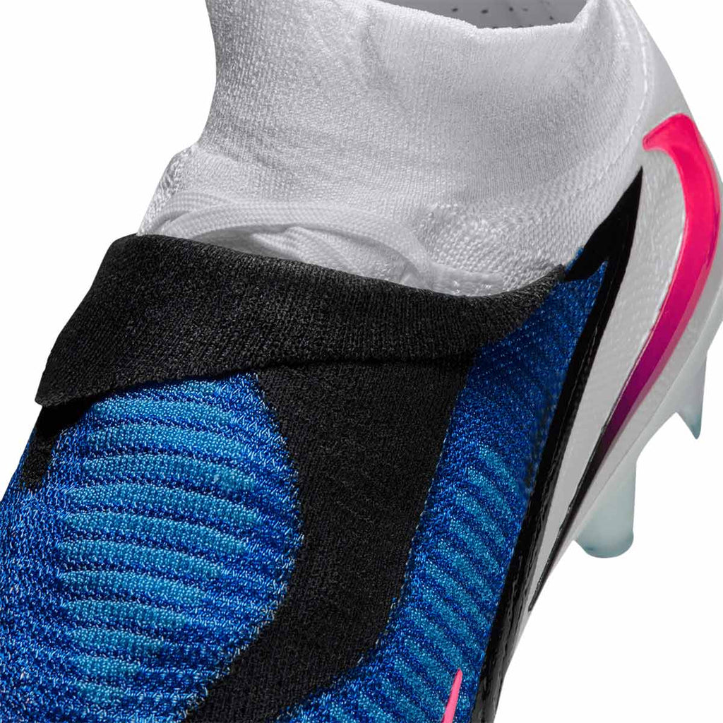 NIKE PHANTOM 6 HIGH ELITE FG - RACER BLUE/PINK BLAST/WHITE