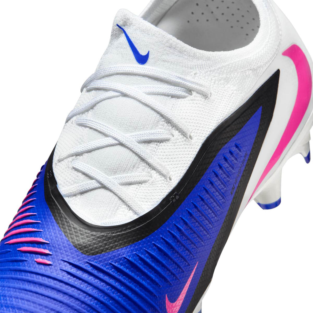 NIKE PHANTOM 6 LOW PRO FG - RACER BLUE/PINK BLAST/WHITE