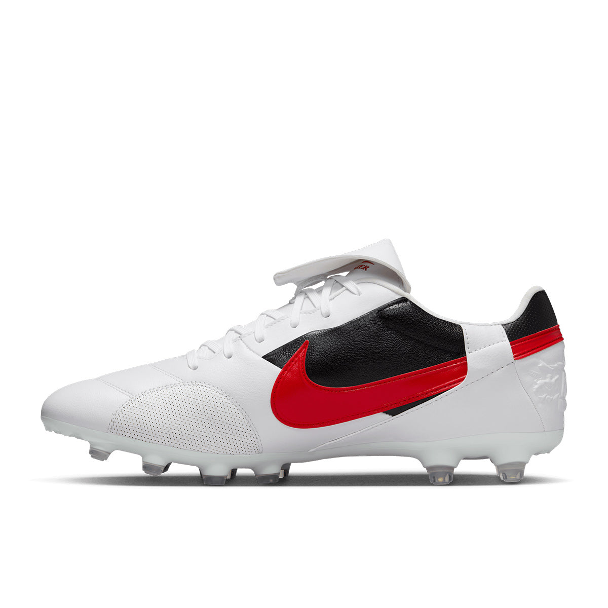 NIKE PREMIER III FG - WHITE/UNIVERSITY RED/BLACK