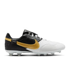 NIKE PREMIER III FG - WHITE/METALLIC GOLD/BLACK