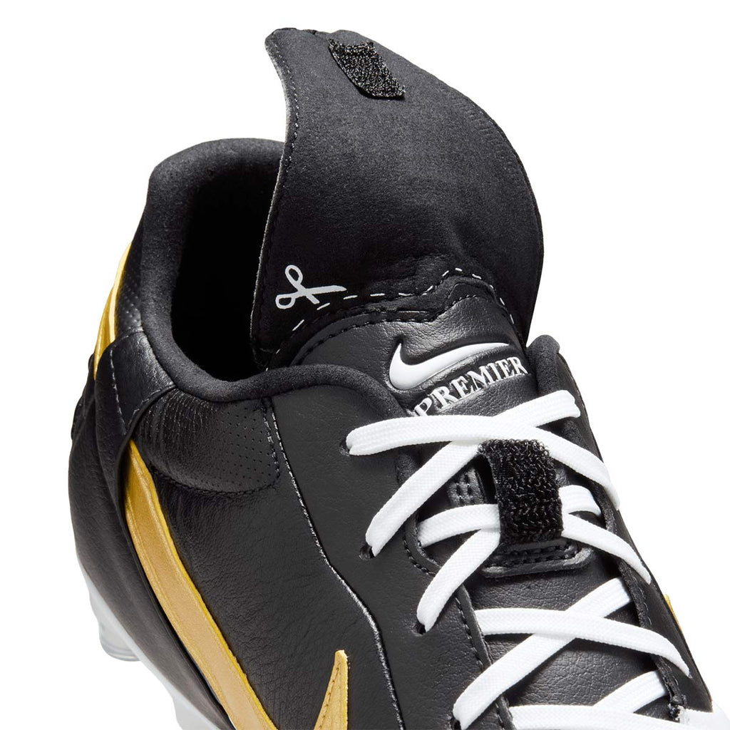 NIKE PREMIER III FG - WHITE/METALLIC GOLD/BLACK