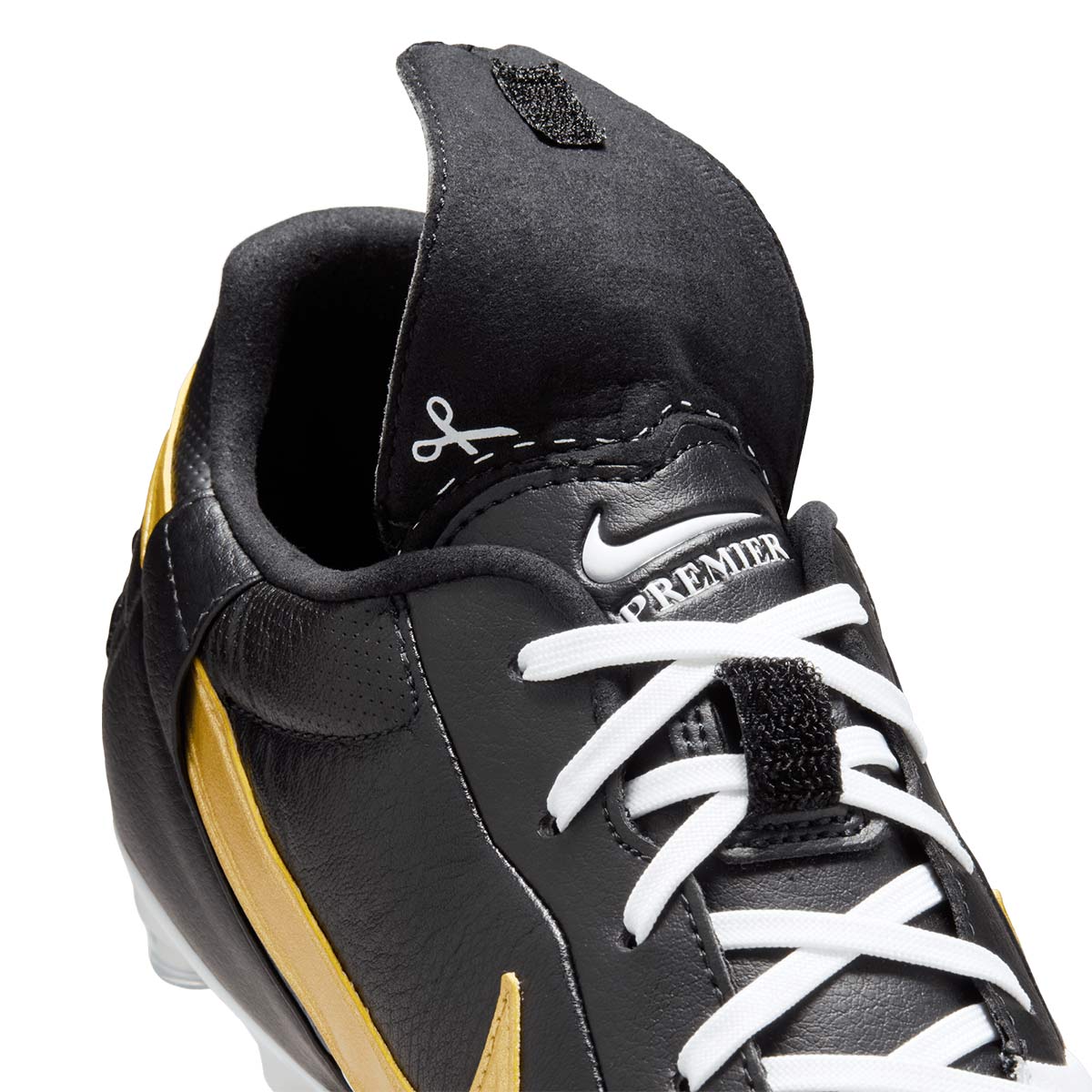 NIKE PREMIER III FG - WHITE/METALLIC GOLD/BLACK