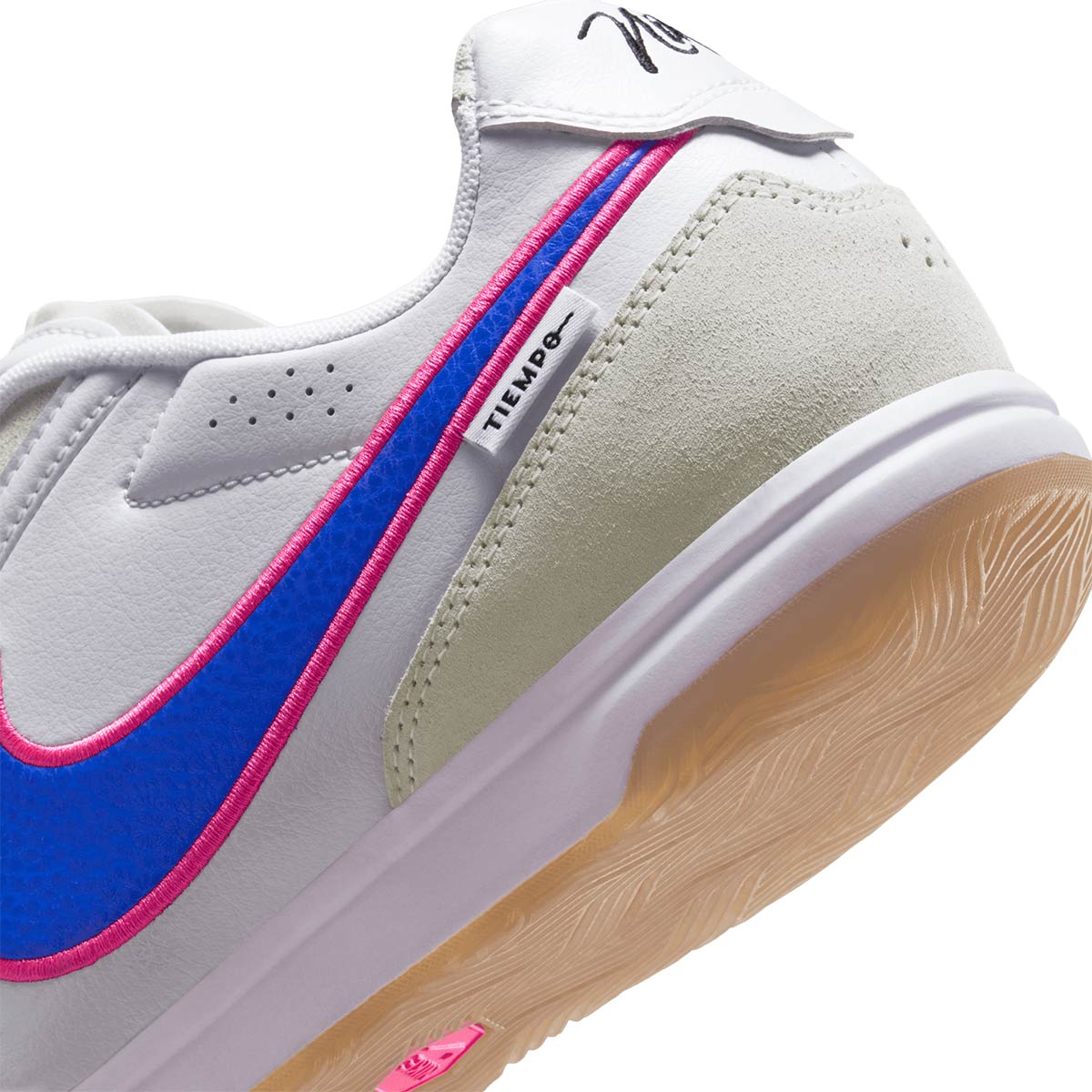 NIKE TIEMPO STREETGATO IC - WHITE/RACER BLUE/PINK BLAST
