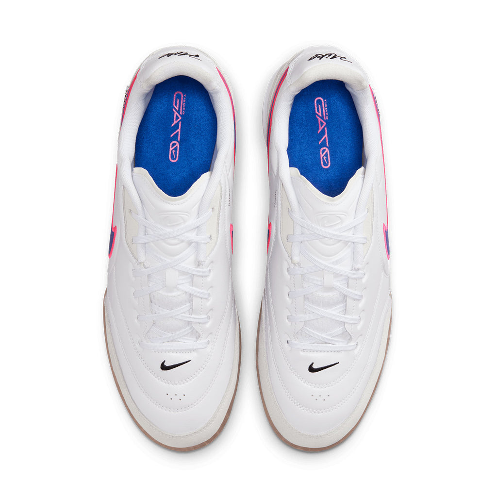 NIKE TIEMPO STREETGATO IC - WHITE/RACER BLUE/PINK BLAST