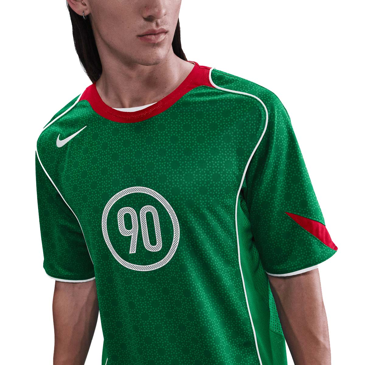 NIKE TOTAL 90 ENERGY JERSEY - CLASSIC GREEN/SPORT RED/WHITE/WHITE