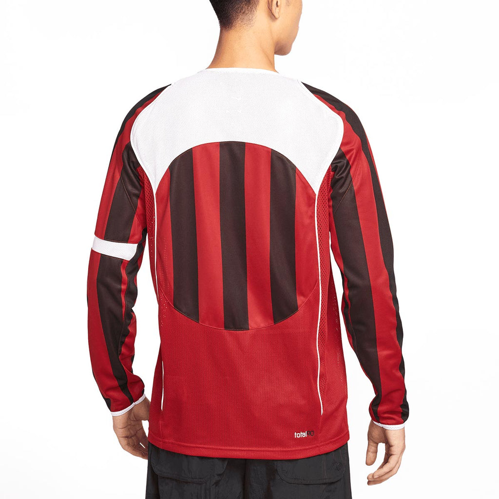 NIKE TOTAL 90 ENERGY LONG SLEEVE JERSEY - GYM RED/WHITE/WHITE/WHITE