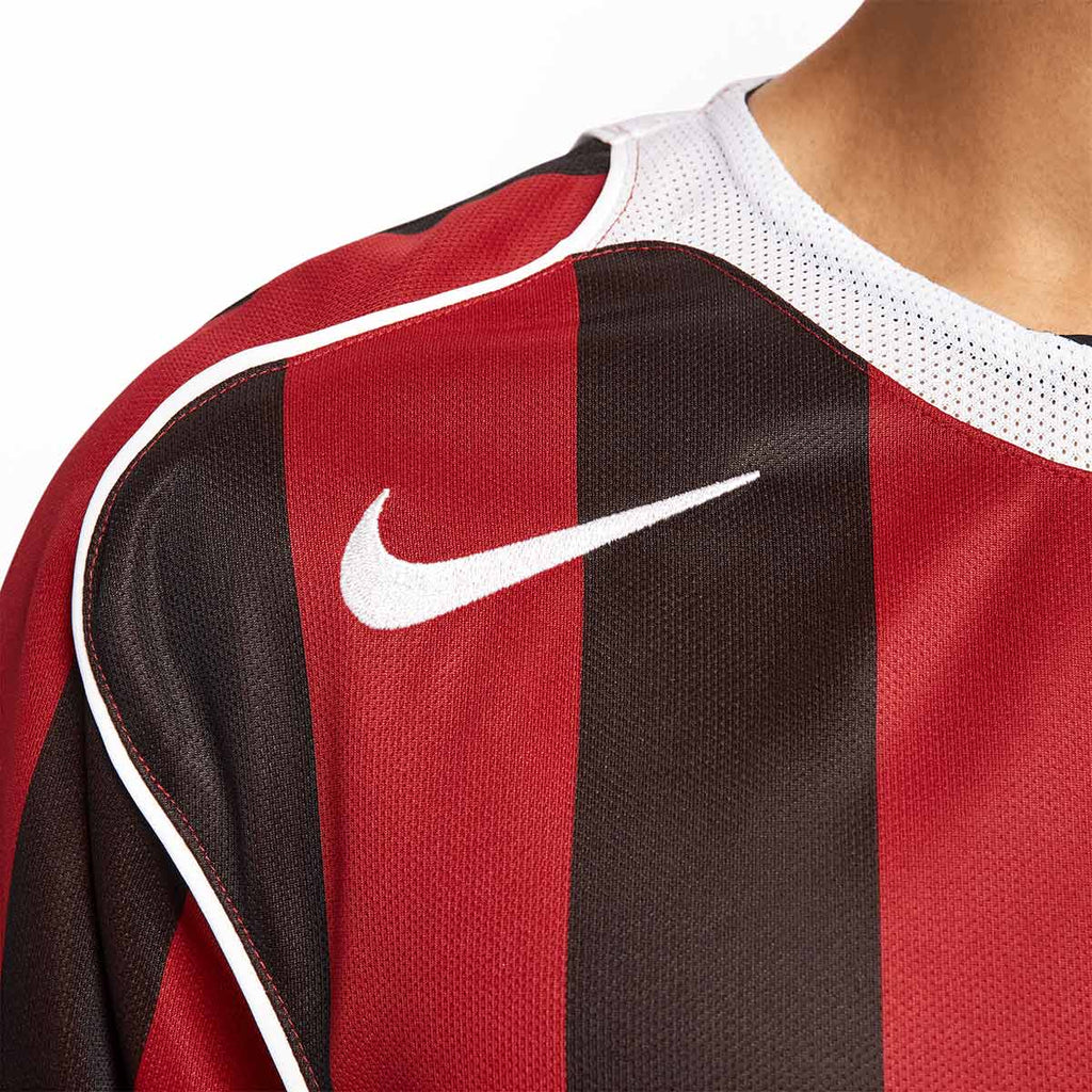 NIKE TOTAL 90 ENERGY LONG SLEEVE JERSEY - GYM RED/WHITE/WHITE/WHITE
