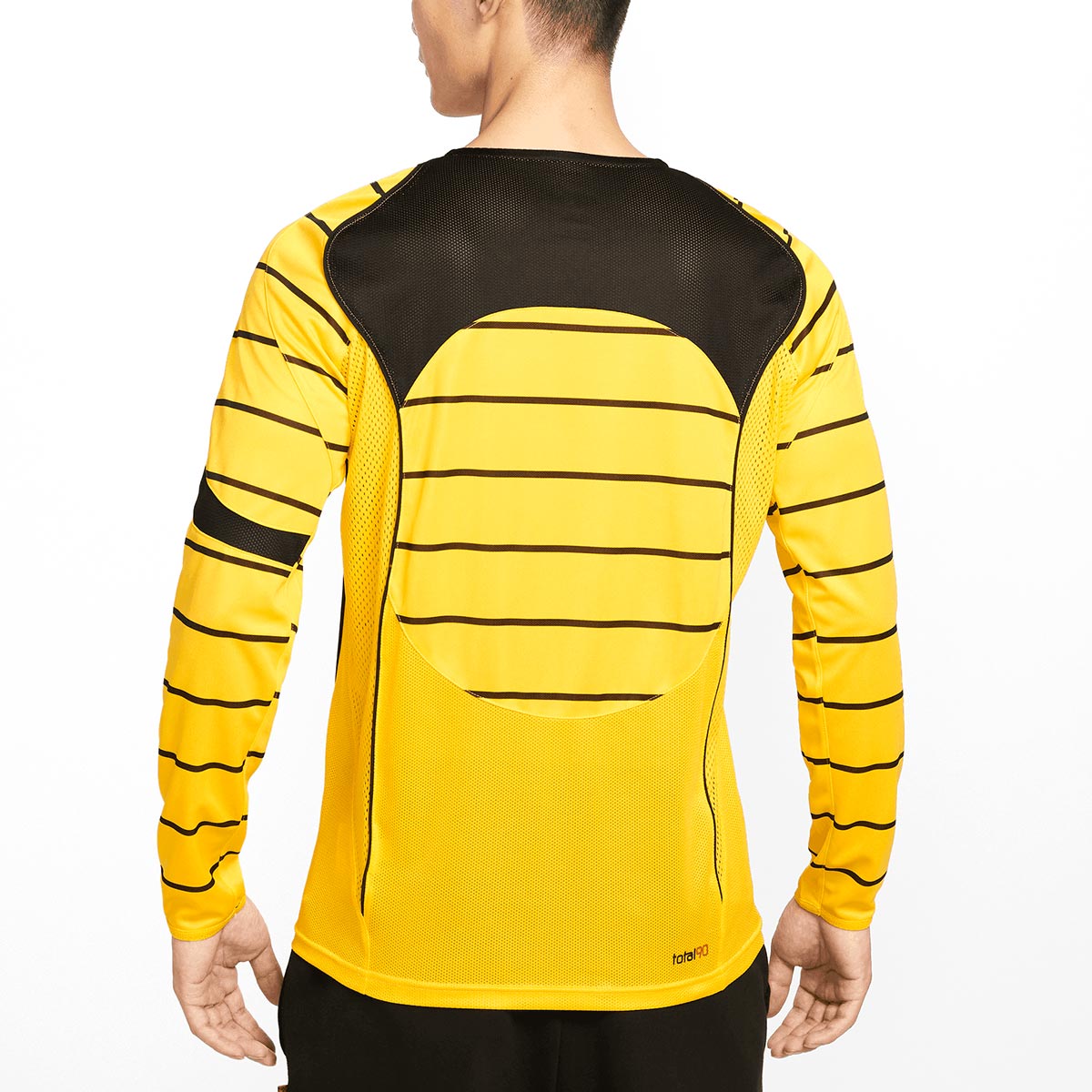NIKE TOTAL 90 ENERGY LONG SLEEVE JERSEY - TOUR YELLOW/BLACK/BLACK/SPORT RED