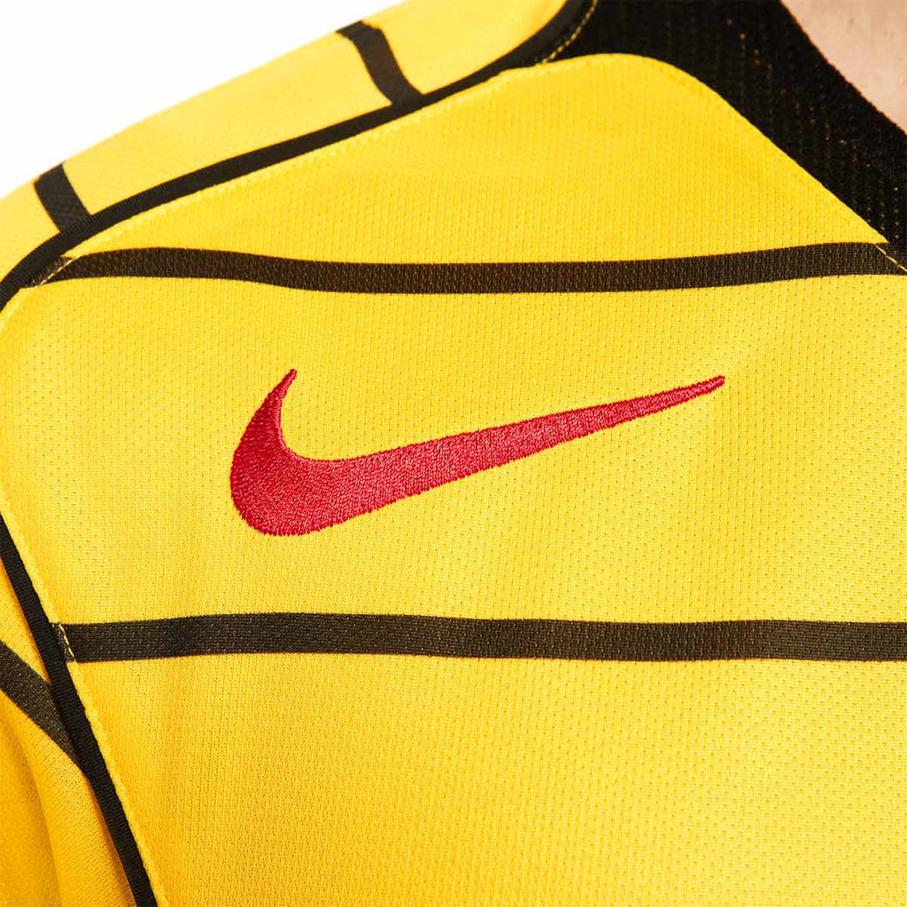 NIKE TOTAL 90 ENERGY LONG SLEEVE JERSEY - TOUR YELLOW/BLACK/BLACK/SPORT RED