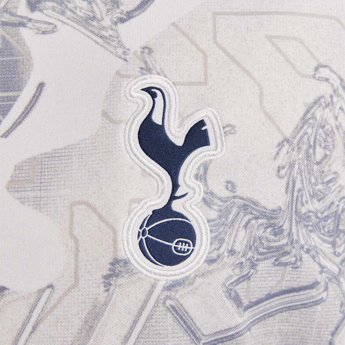 NIKE TOTTENHAM HOTSPUR 2025/2026 ACADEMY PRO SS TOP PRE MATCH - WHITE/LT IRON ORE/BINARY BLUE