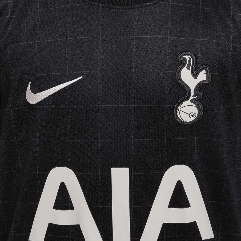 NIKE TOTTENHAM HOTSPUR 2025/2026 AWAY KIDS JERSEY - BLACK/LT IRON ORE