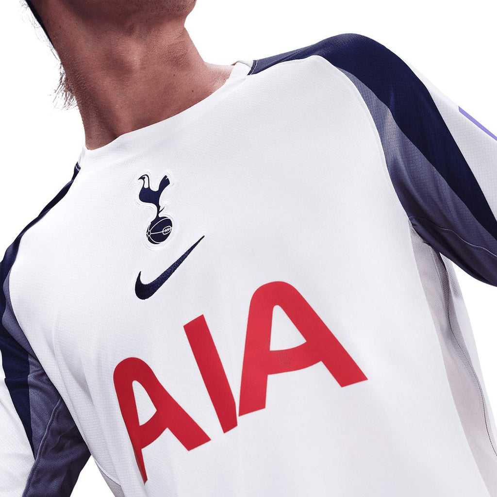 NIKE TOTTENHAM HOTSPUR 2025/2026 HOME REPLICA LONG SLEEVE JERSEY - WHITE/LT IRON ORE/BINARY BLUE