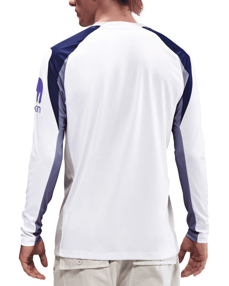 NIKE TOTTENHAM HOTSPUR 2025/2026 HOME REPLICA LONG SLEEVE JERSEY - WHITE/LT IRON ORE/BINARY BLUE