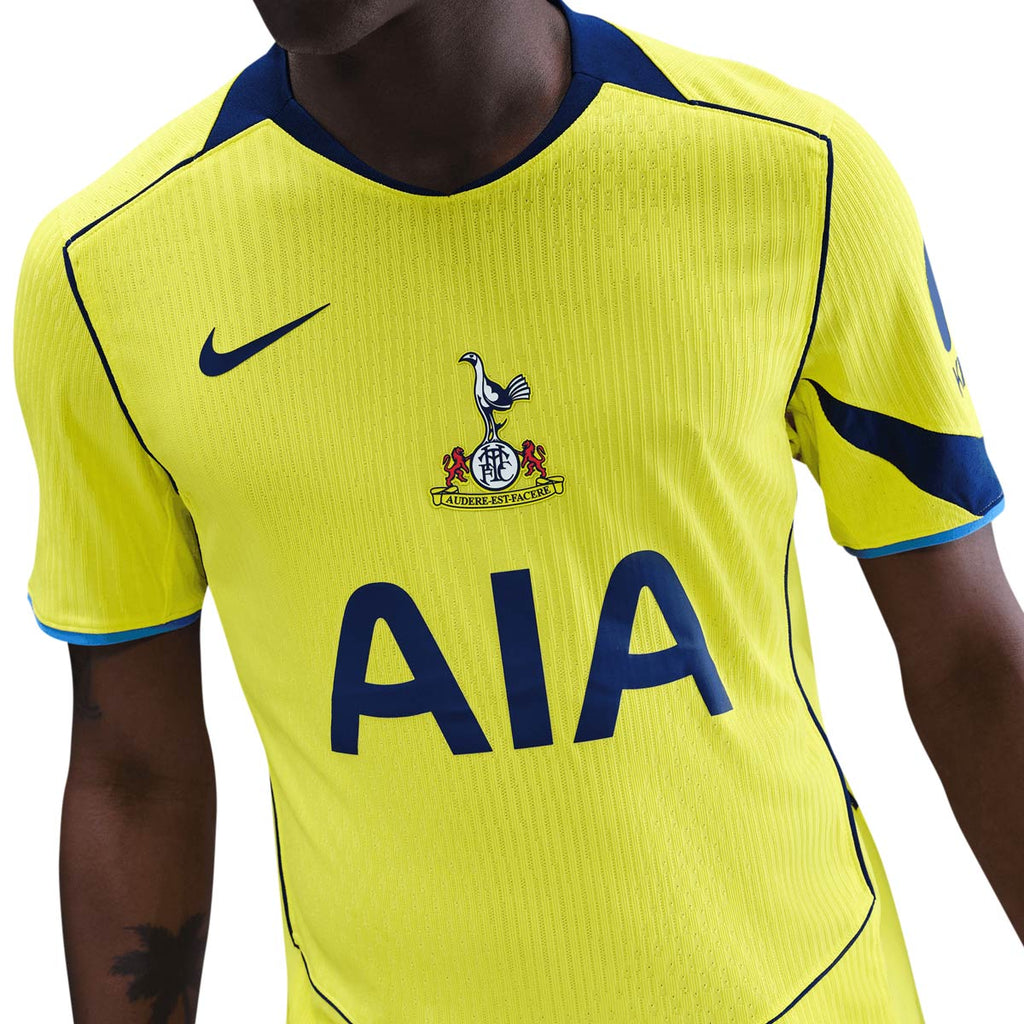 NIKE TOTTENHAM HOTSPUR 2025/2026 THIRD PLAYER JERSEY - DYNAMIC YELLOW/BLUE VOID/BLUE VOID